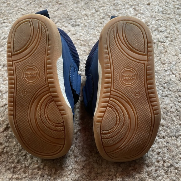 Wonder Nation Toddler Boys Size 5 Blue High Tops - Picture 5 of 8